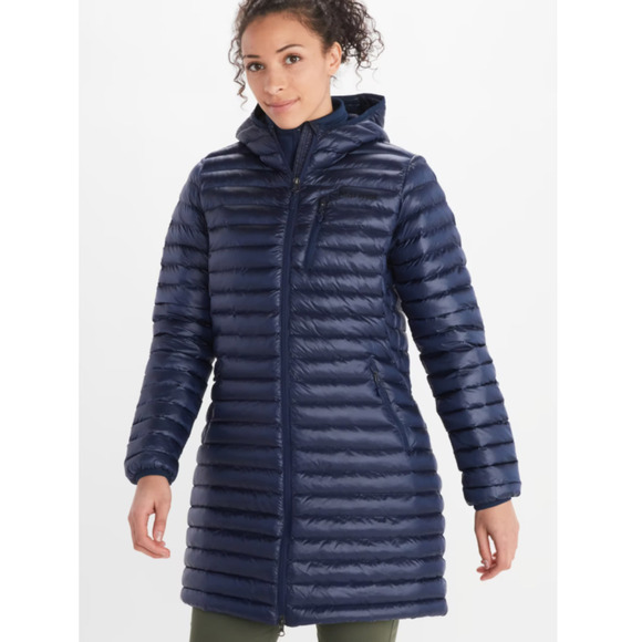 Marmot Womens Long Avant Featherless Hooded Jacket